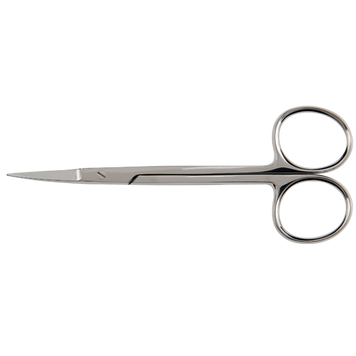 Iris Scissors Long Curved 115mm Long (Stainless Steel), Disposable and  Reusable Animal Feeding Needles