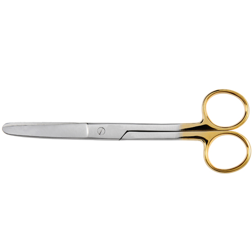 Mars Professional Stainless Steel Curved Scissors, Polished Blades